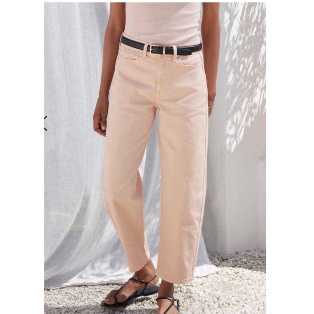 AYR All Year Round Peach The Beat Drop Straight Leg Jeans Size 32